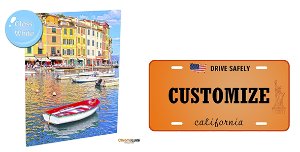 Chromaluxe sublimation aluminium blanks