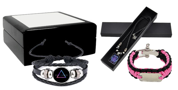 sublimation blank bracelets and necklaces