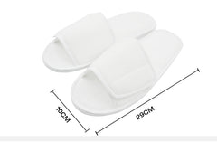 Velvet Slippers with velcro opening