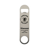 sublimation silver Bar Blade bottle opener