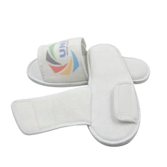 Velvet Slippers with velcro opening