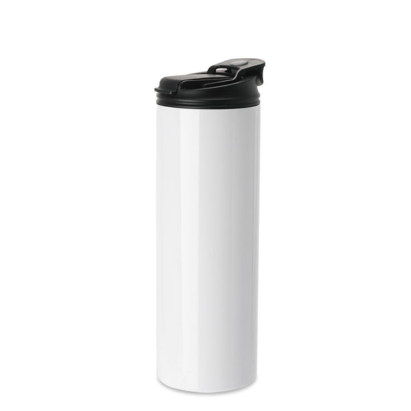 20OZ Skinny Tumbler with with 2 lids and straw - White