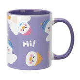 11oz Purple Coloured inner mug and handle