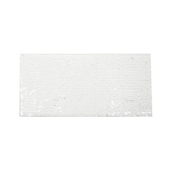 sublimation White Sequin Transfer Rectangle Shape
