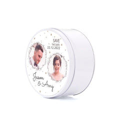 round sublimation metal tin