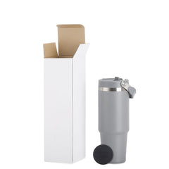 30OZ sublimation Stainless Steel Tumbler with Handle Grey Matte