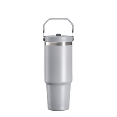 30OZ sublimation Stainless Steel Tumbler with Handle Grey Matte