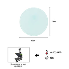 Round Glass Coaster - Plain finish