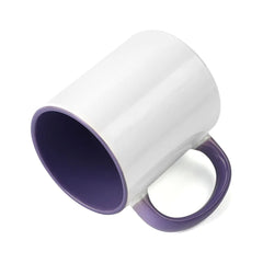 11oz Purple Coloured inner mug and handle