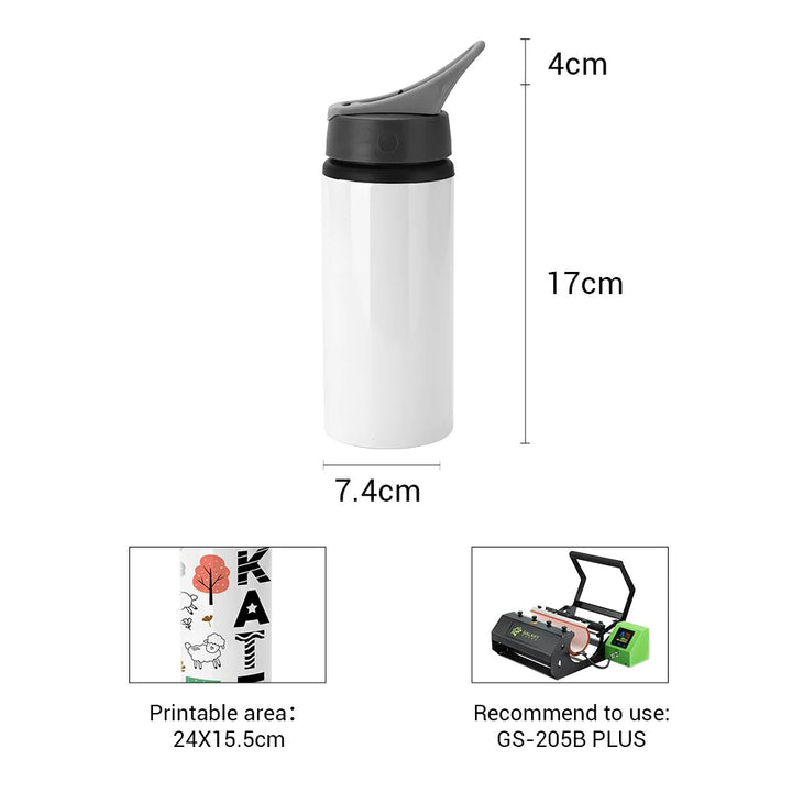 600ml portable sublimation bottle