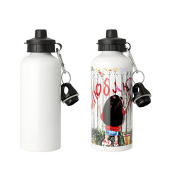 Aluminium Water Bottle 500ml White sublimation blanks