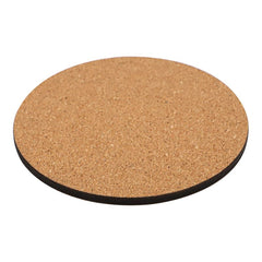 Round blank cork coaster for sublimation and laser engraving projects