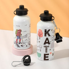 Aluminium Water Bottle 600ml White sublimation blanks