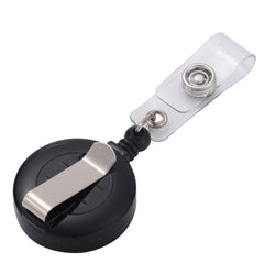 Badge Holder Reel Clip Holder - Black