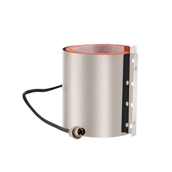 6oz mug heat press element for sublimation and laser engraving machines, isolated on white