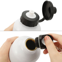 Aluminium Water Bottle 400ml White