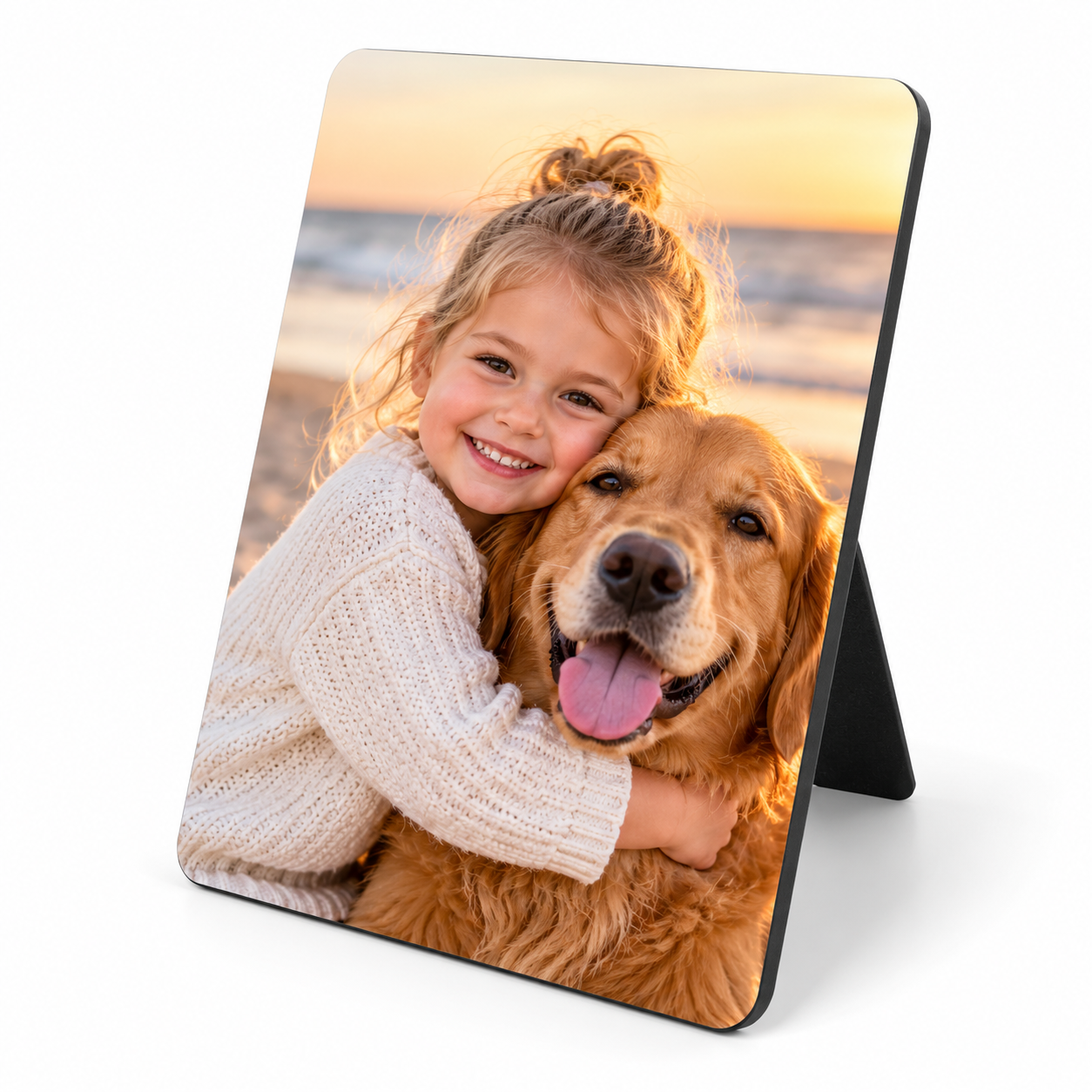 Dino MDF Photo Panel 5 x 7 with easel sublimation blanks