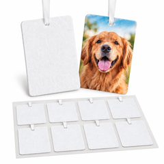 Felt Air Freshener - Rectangle - Sheet of 8