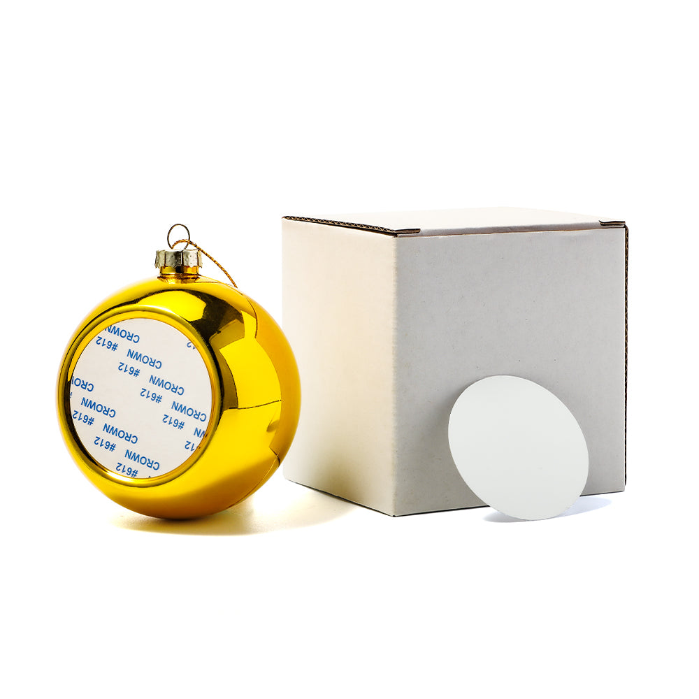 Christmas bauble - Gold