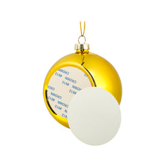 Christmas bauble - Gold