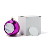Christmas bauble - Pink