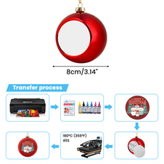 Christmas bauble - Red