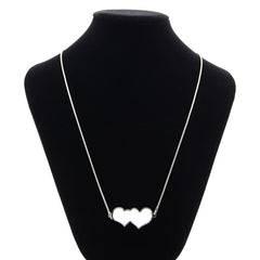Double Love Heart Necklace