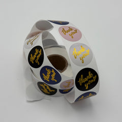 Thank You - Sticker (3 colours supplied)