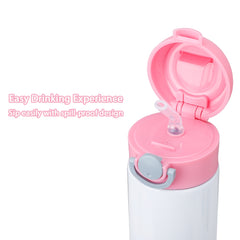 Sublimation Kids Water Bottle-500ml-Pink