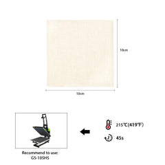 Linen Coaster - 9.5cm x 9.5cm