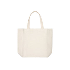 Plain linen tote bag with handles, ideal for sublimation or laser engraving blank projects