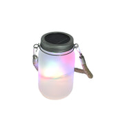 Mason Jar with Solar Powered Lights - Clear