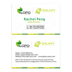 Sublimation Plastic Name Card-0.35mm matt