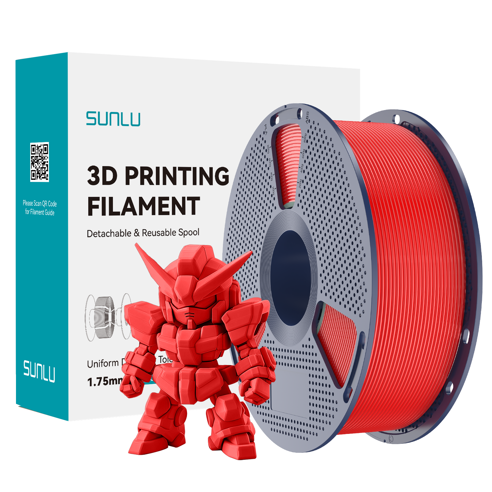 PLA+ 2.0 Red Filament