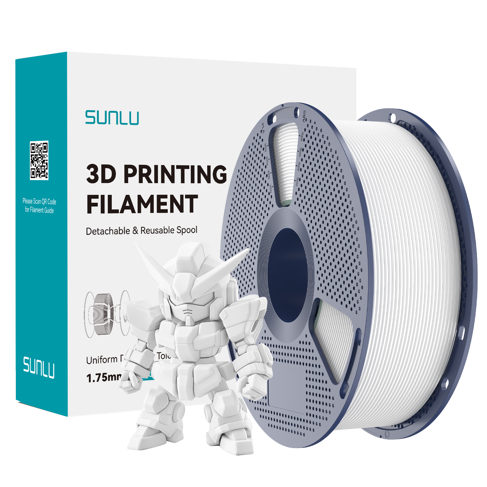 PLA + 2.0 White Filament