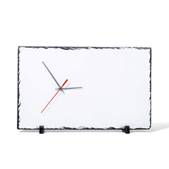 Photo Rock Slate Clock 25cm x 40cm - Glossy