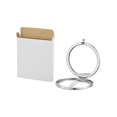 sublimation blank silver ladies pocket mirror