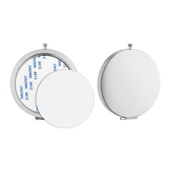 sublimation blank silver ladies pocket mirror