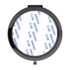 Sublimation blank smoked black pocket mirror