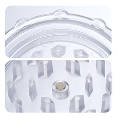 Sublimation Spice Grinder with Aluminum Insert-White