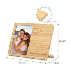 Wireless Charger Wood Photo Frame – 17.5 x 12.5
