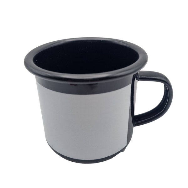 sublimation black enamel mug