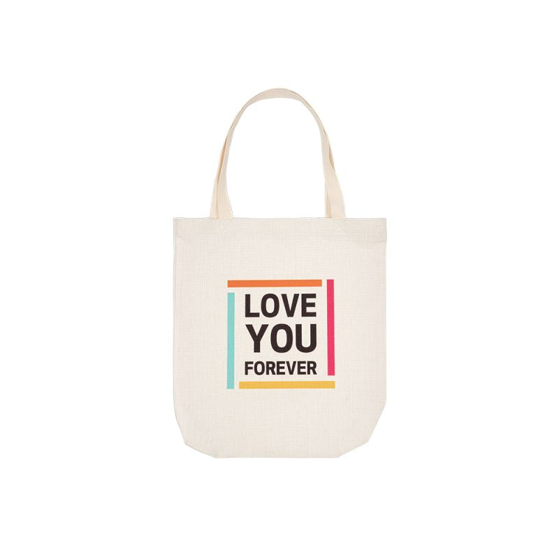 sublimation linen tote bag