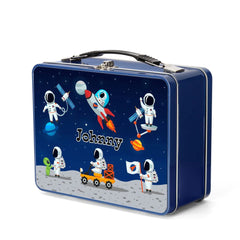 blue personalised sublimation lunch box
