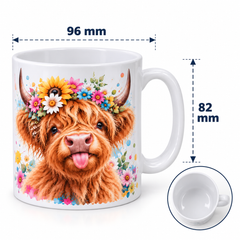 11oz White Polymer Unbreakable Mug