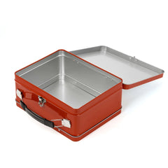 red personalised sublimation lunch box