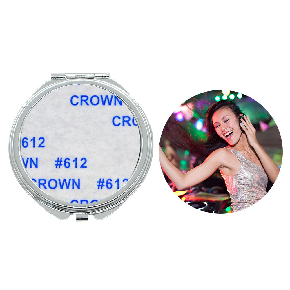round sublimation pocket mirror