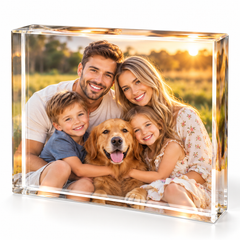 Rectangle Crystal Block 15 x 20 - Square Corners