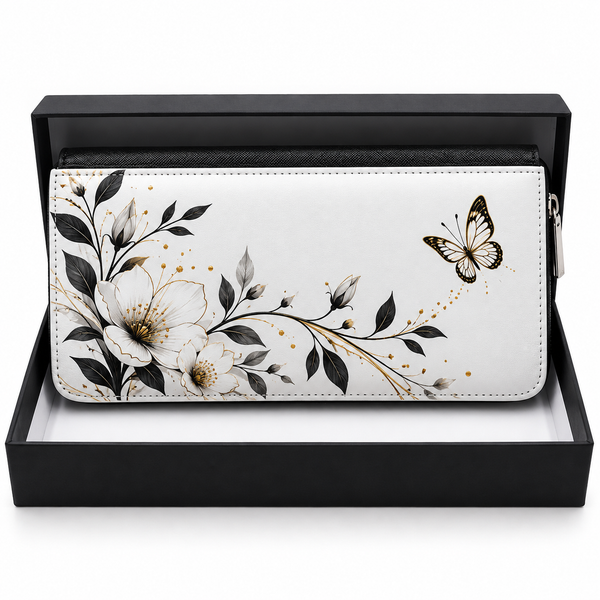 sublimation blank large leather purse