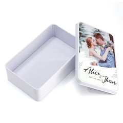 sublimation rectangle metal white tin